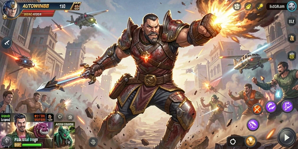Tampilan gameplay seru dan mendebarkan di AUTOWIN88.