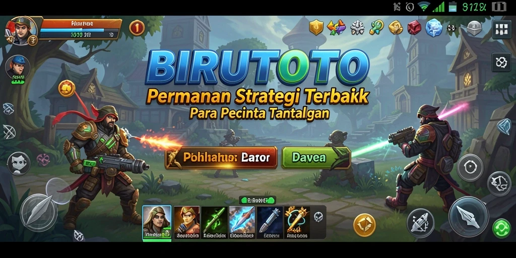 Tampilan gameplay mendebarkan dalam BIRUTOTO yang penuh strategi.