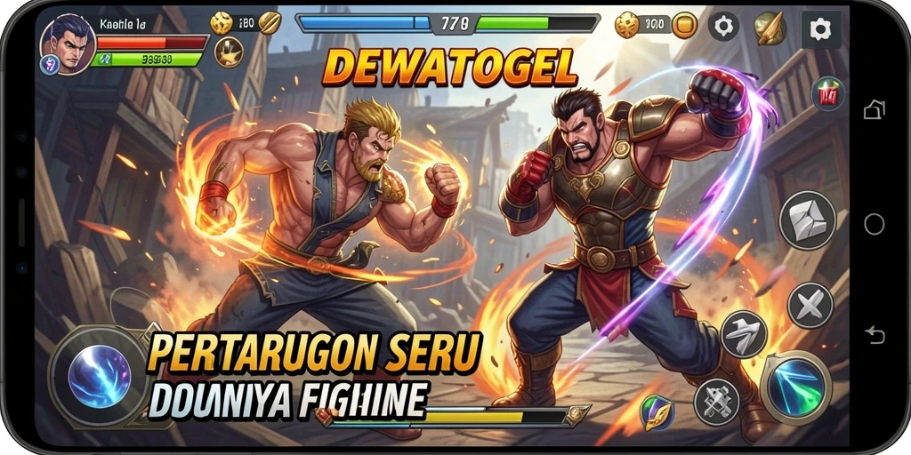 Tampilan pertarungan mendebarkan di DEWATOGEL.