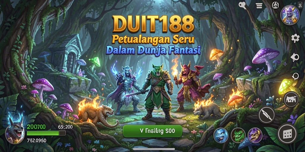 Tampilan gameplay seru dari DUIT188 dengan visual fantasi menakjubkan.