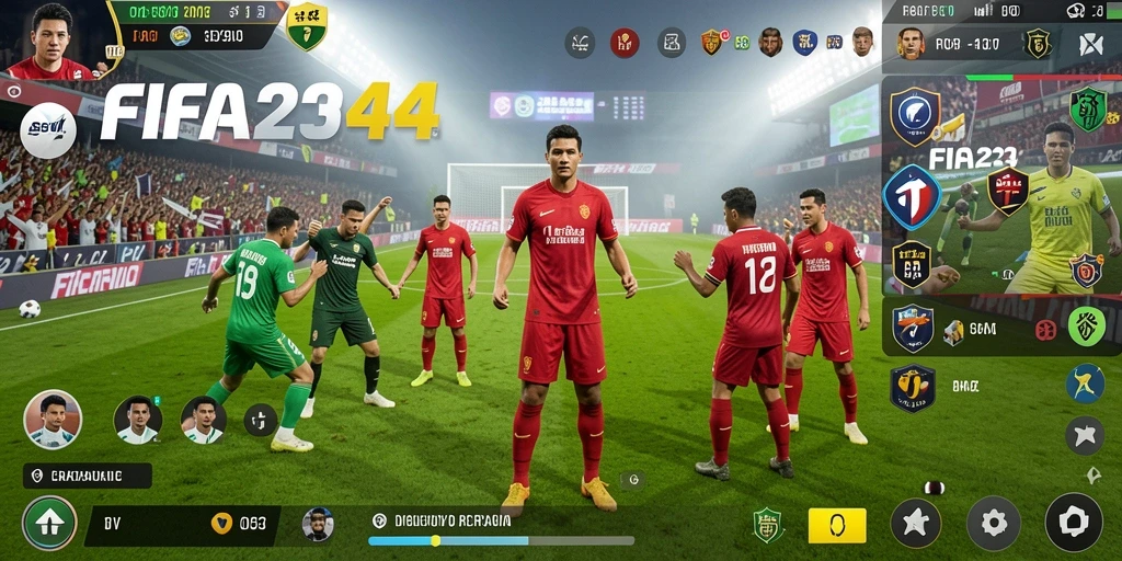 Tampilan menarik dan gameplay seru di FIFA234.