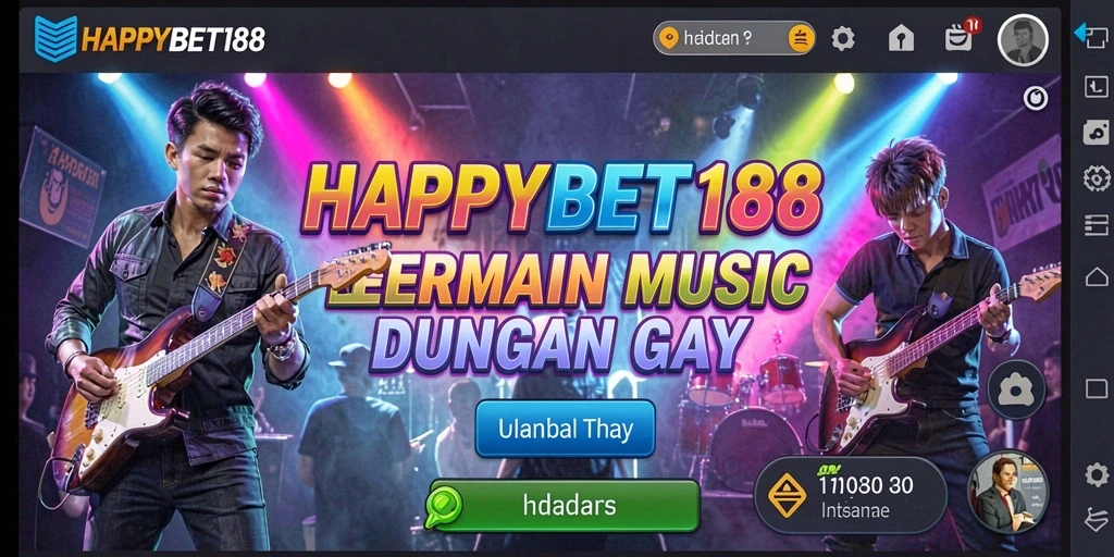 Tampilan gameplay seru dengan lagu-lagu menarik di HAPPYBET188.