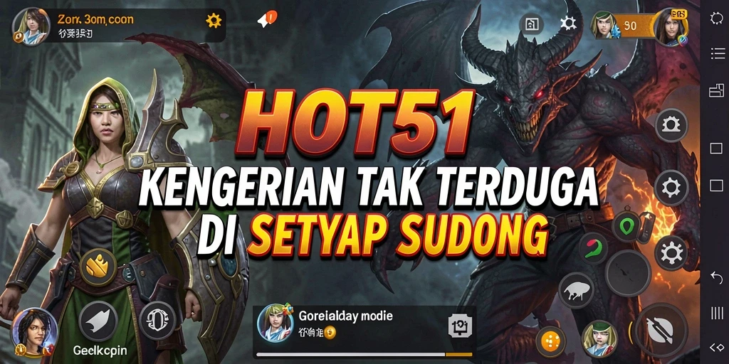 Gameplay HOT51 yang menakutkan dan mendebarkan.