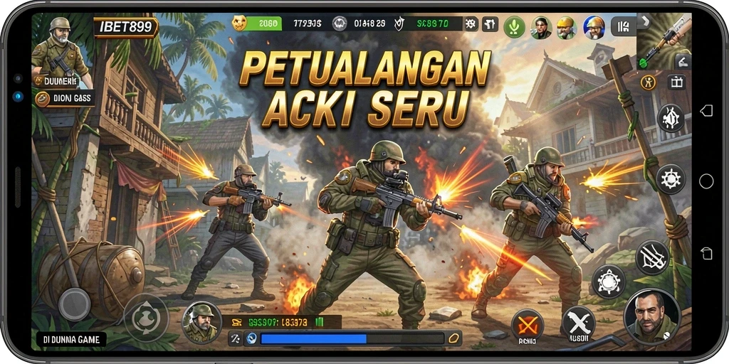 Menampilkan aksi intens dalam gameplay IBET899 yang menggetarkan.