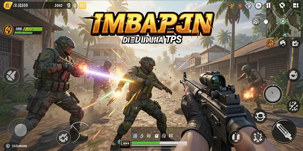 Tampilan aksi seru dalam gameplay IMBAJP yang menegangkan.