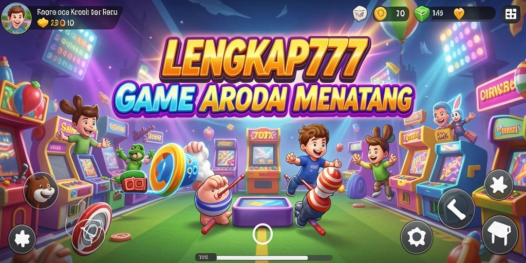 Tampilan gameplay LENGKAP777 dengan karakter menarik dan level menantang.