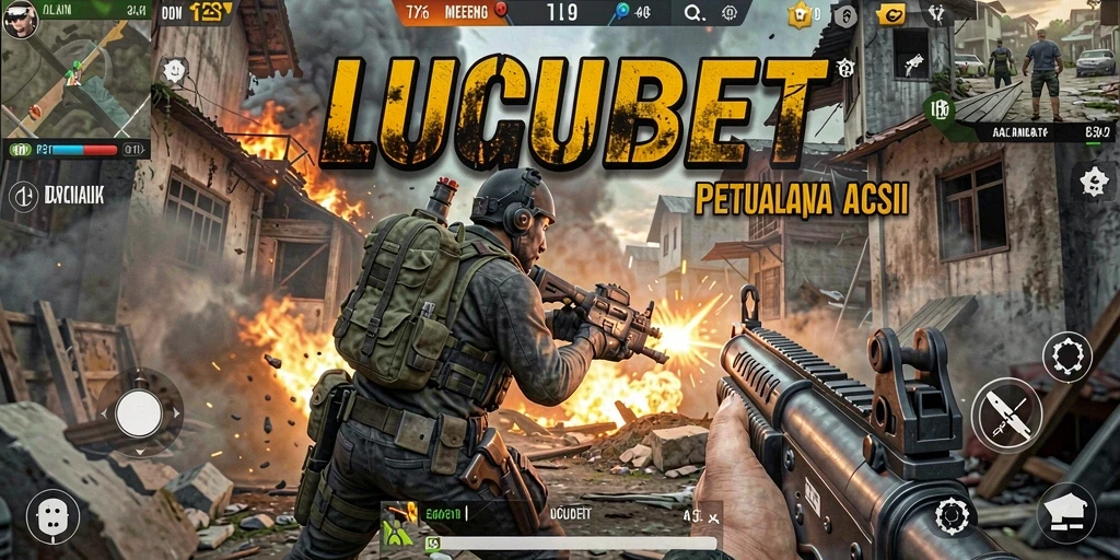 Screenshot gameplay seru LUCUBET di dunia TPS.
