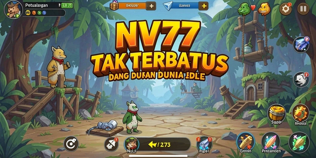 Tampilkan pengalaman seru gameplay Idle dalam NV77.