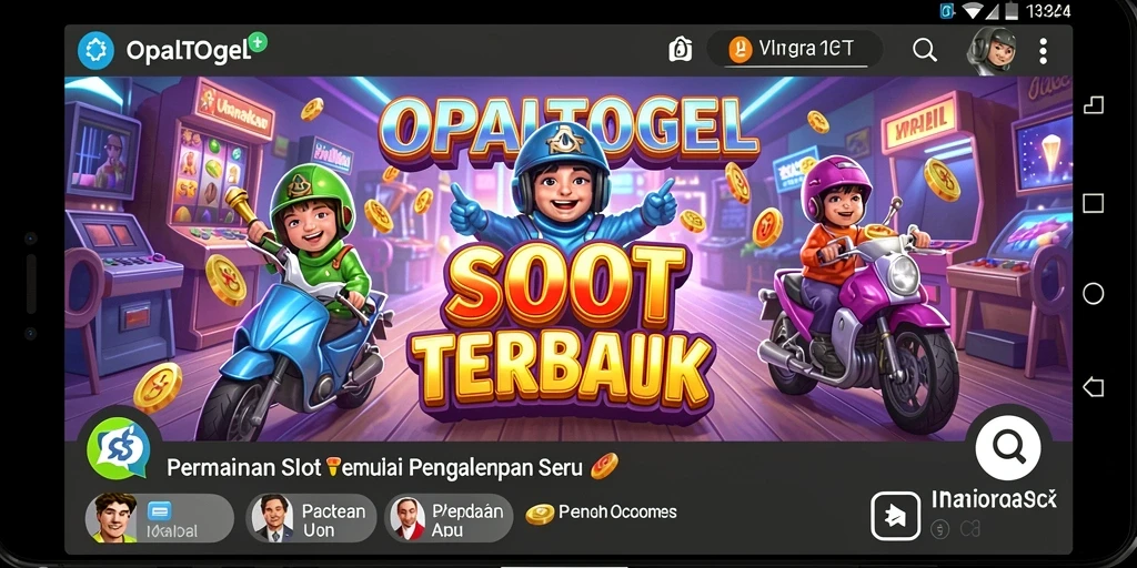 Screenshot OPALTOGEL menampilkan tampilan permainan slot yang memikat dan antarmuka pengguna yang ramah.