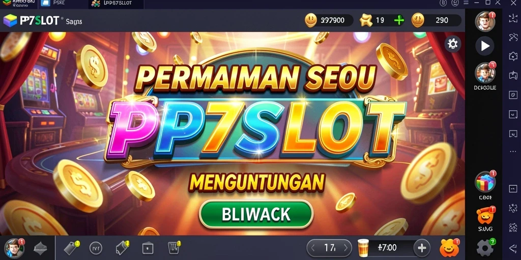 Screenshot permainan PP7SLOT dengan grafis slot yang menarik.