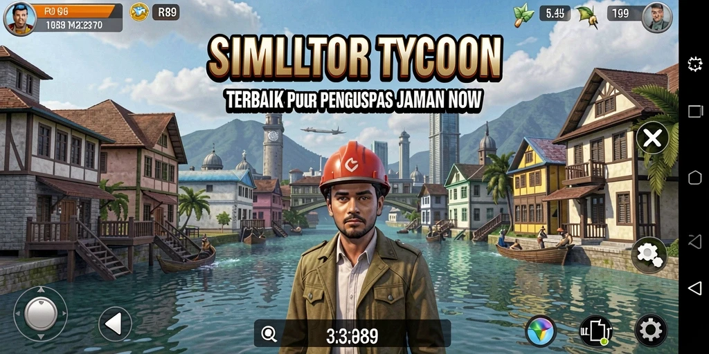 Gameplay menarik di dunia bisnis Tycoon RR89.