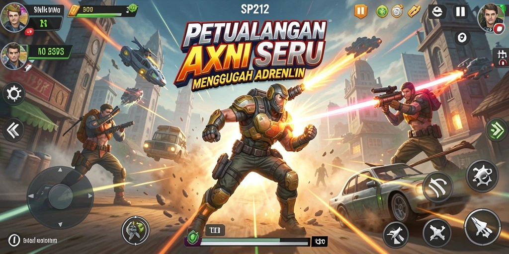 Gameplay SP212 yang seru dengan aksi mendebarkan