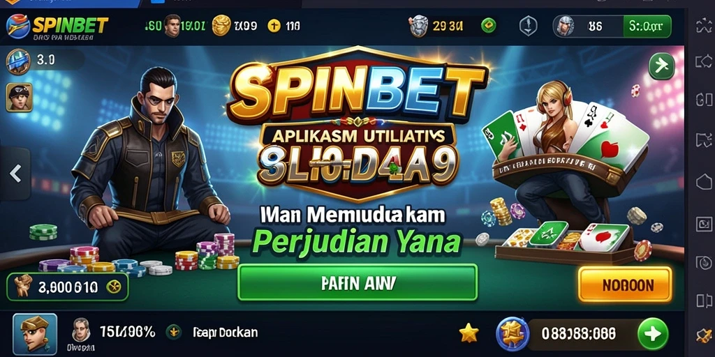 Tampilan antarmuka SPINBET yang menarik dan fungsional.